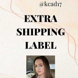 Extra shipping label